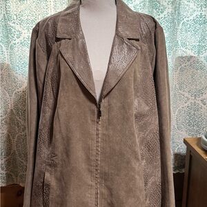 Studio Works Tan/Brown Jacket --Like New